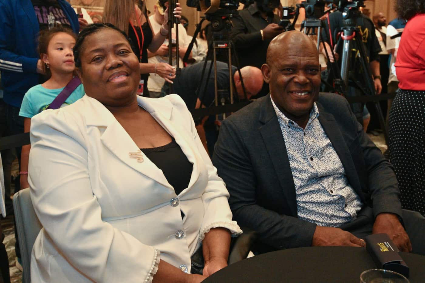Luguentz Dort's parents, Erline Mortel and Lufruentz Dort
