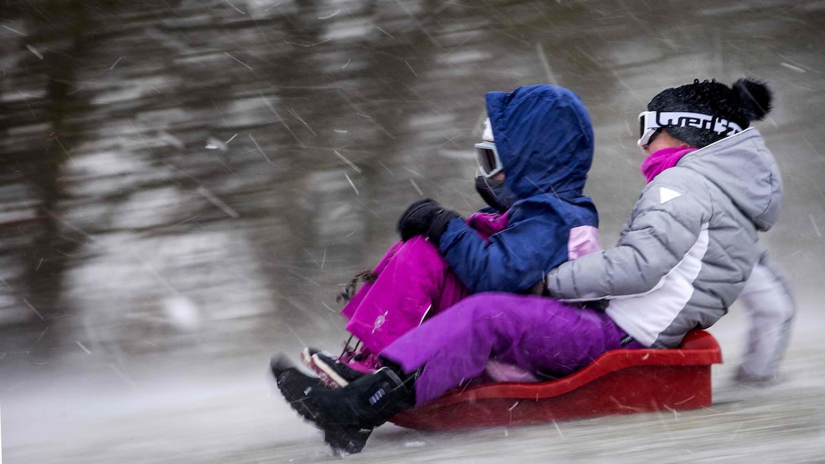Du beau temps pour jouer dehors pendant le congé des Fêtes
