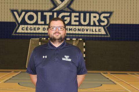 Voltigeurs head coach Philippe Leduc