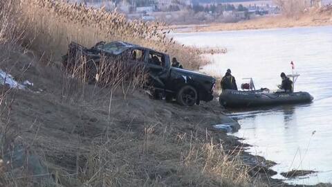 Beauceville: véhicule retrouvé dans la rivière Chaudière