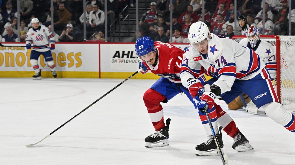 Le Rocket freiné par les Americans