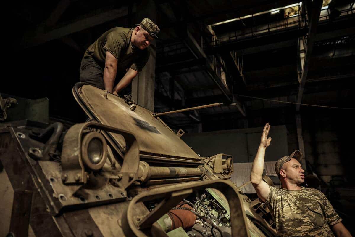 L'Ukraine d&eacute;ploie des renforts pour d&eacute;fendre la ville cl&eacute; de Tchassiv Iar