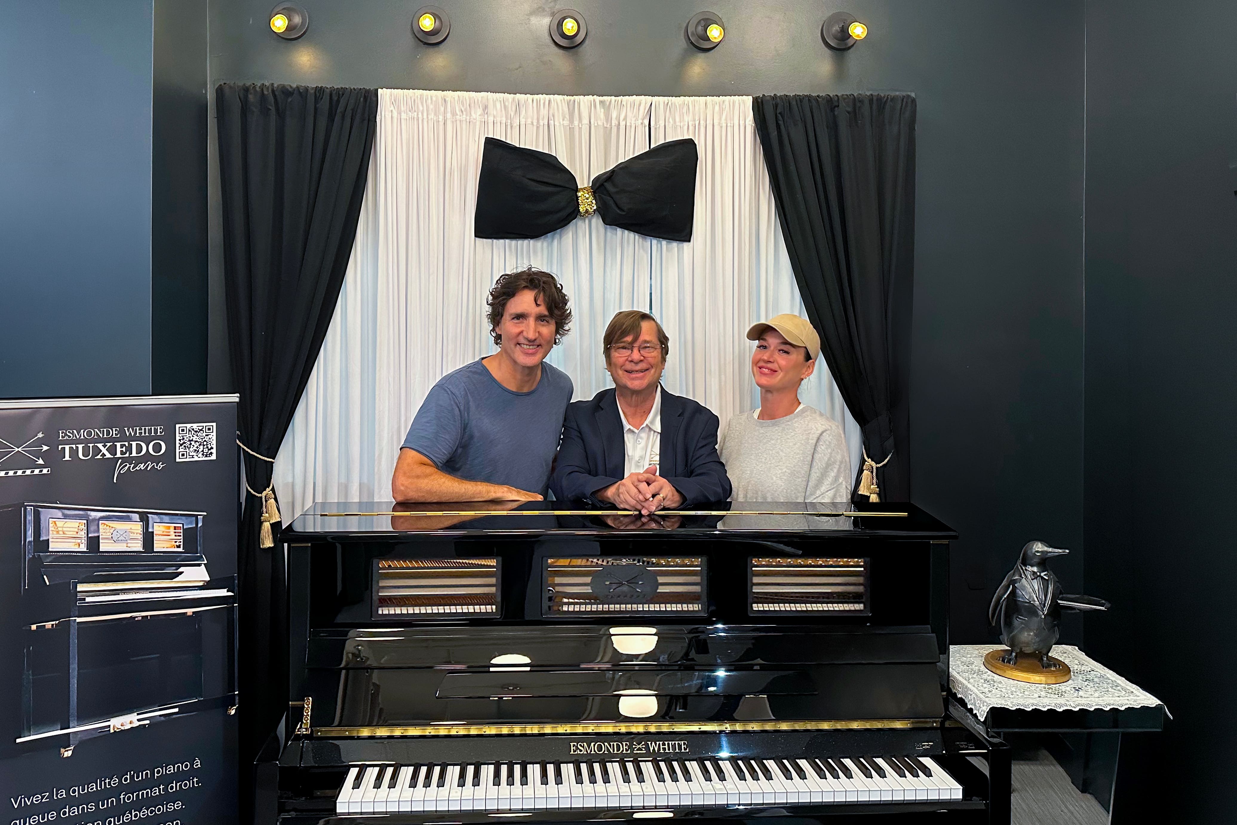 Justin Trudeau et Katy Perry magasinent un piano dans une boutique montréalaise : «Ils ont été plus que gentils», dit le propriétaire de Piano Esmonde White