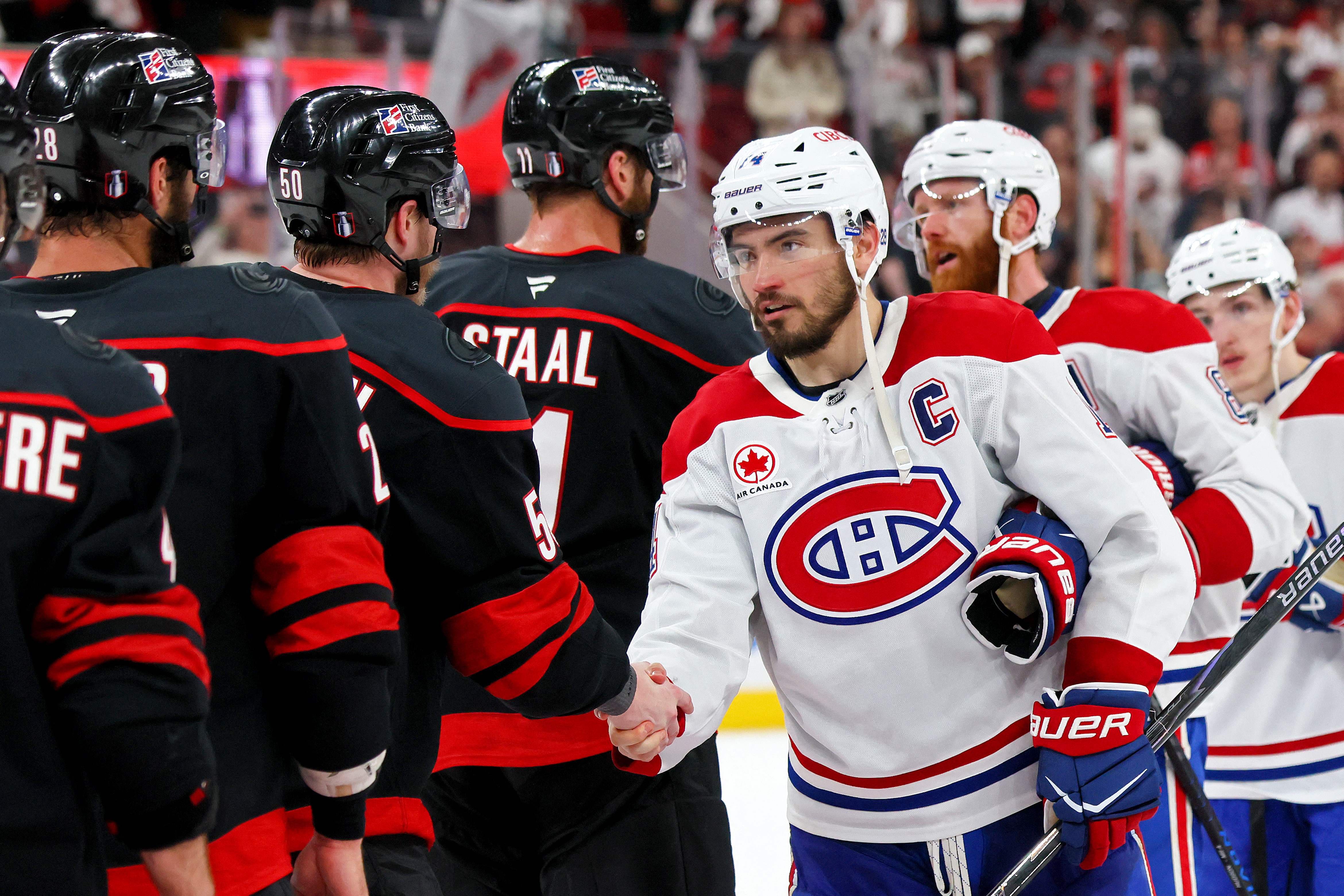 Le Canadien éliminé en cinq matchs par les Hurricanes: quand même l’énergie du désespoir lâche