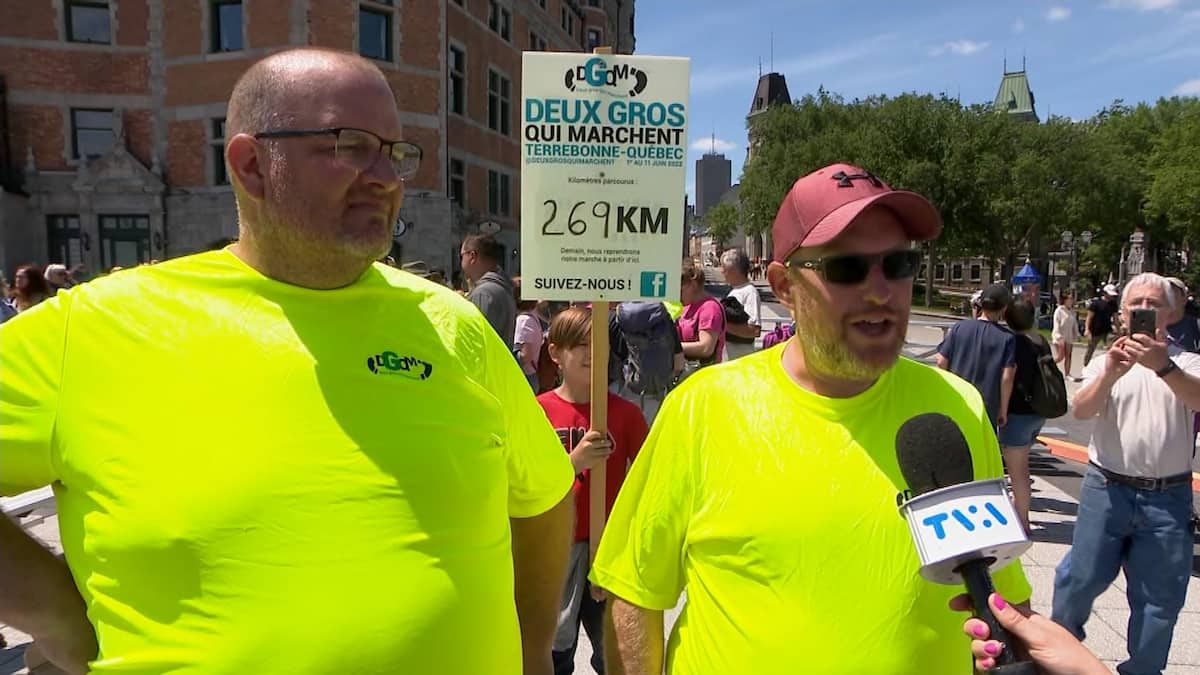 «Deux gros qui marchent» : 269 km à pied pour prendre sa santé en main