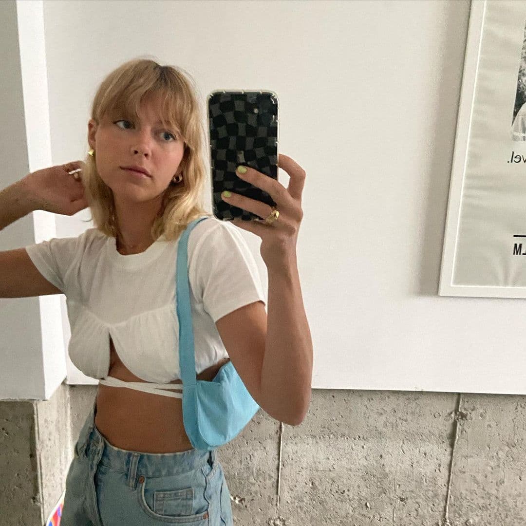 Catherine St-Laurent porte LE sac de l’automne