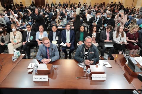 Far right in the dock