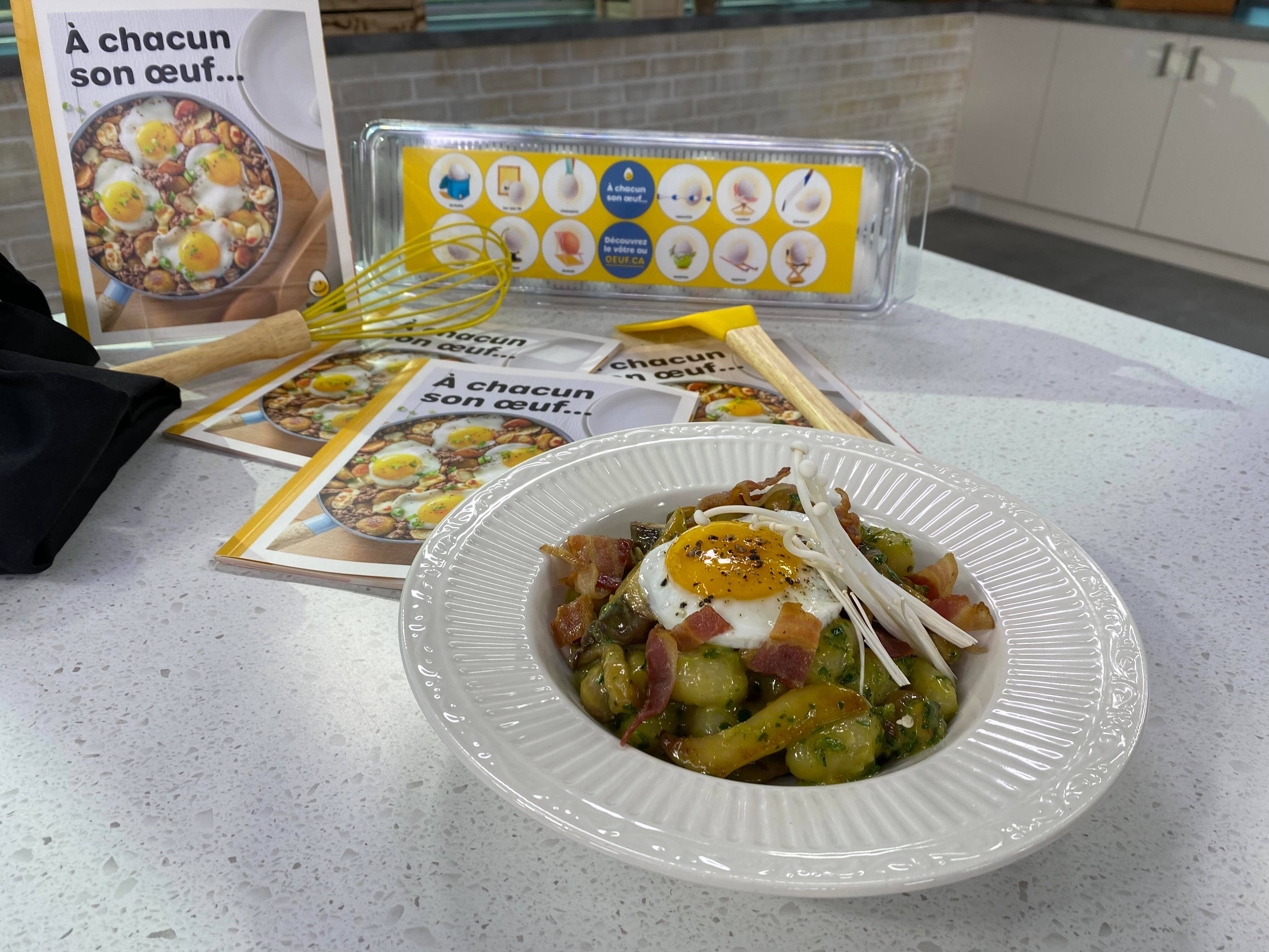 GNOCCHIS AUX CHAMPIGNONS EN PERSILLADE