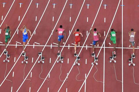 Tokyo 2020: Andre de Grosse wins bronze in the 100m event