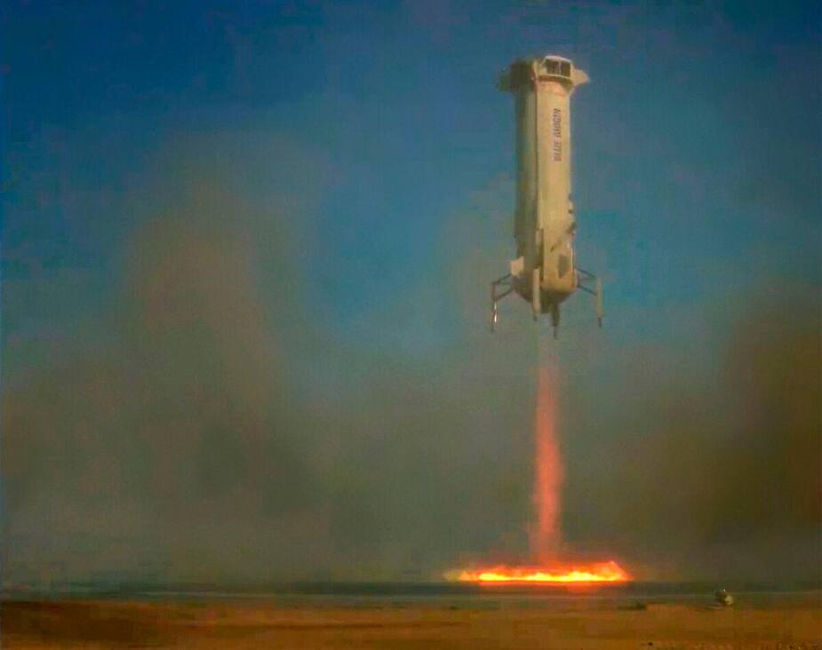 Image principale de l'article Blue Origin envoie une autre capsule dans l'espace