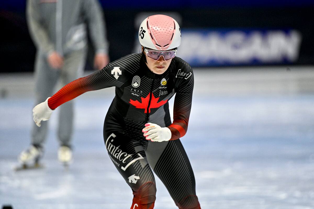 Kim Boutin sacr&eacute;e vice-championne du monde en patinage de vitesse courte piste
