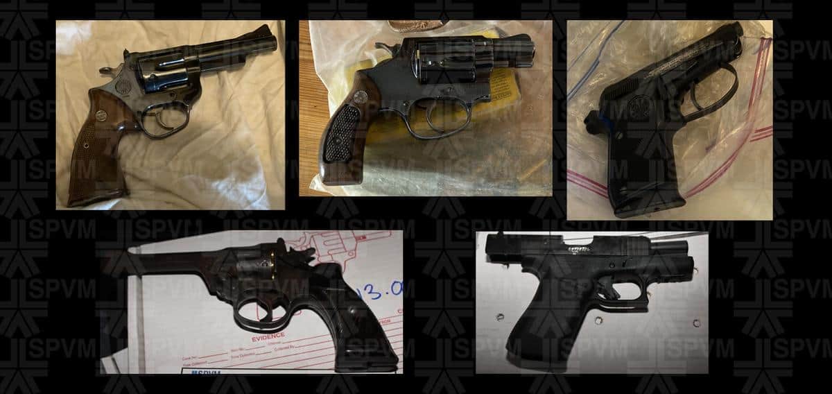 Deux op&eacute;rations m&egrave;nent &agrave; la saisie de cinq armes &agrave; feu &agrave; Montr&eacute;al