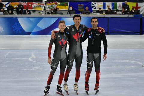 Patinage de vitesse sur piste courte : William Dandjinou surmonte l'adversité pour briller