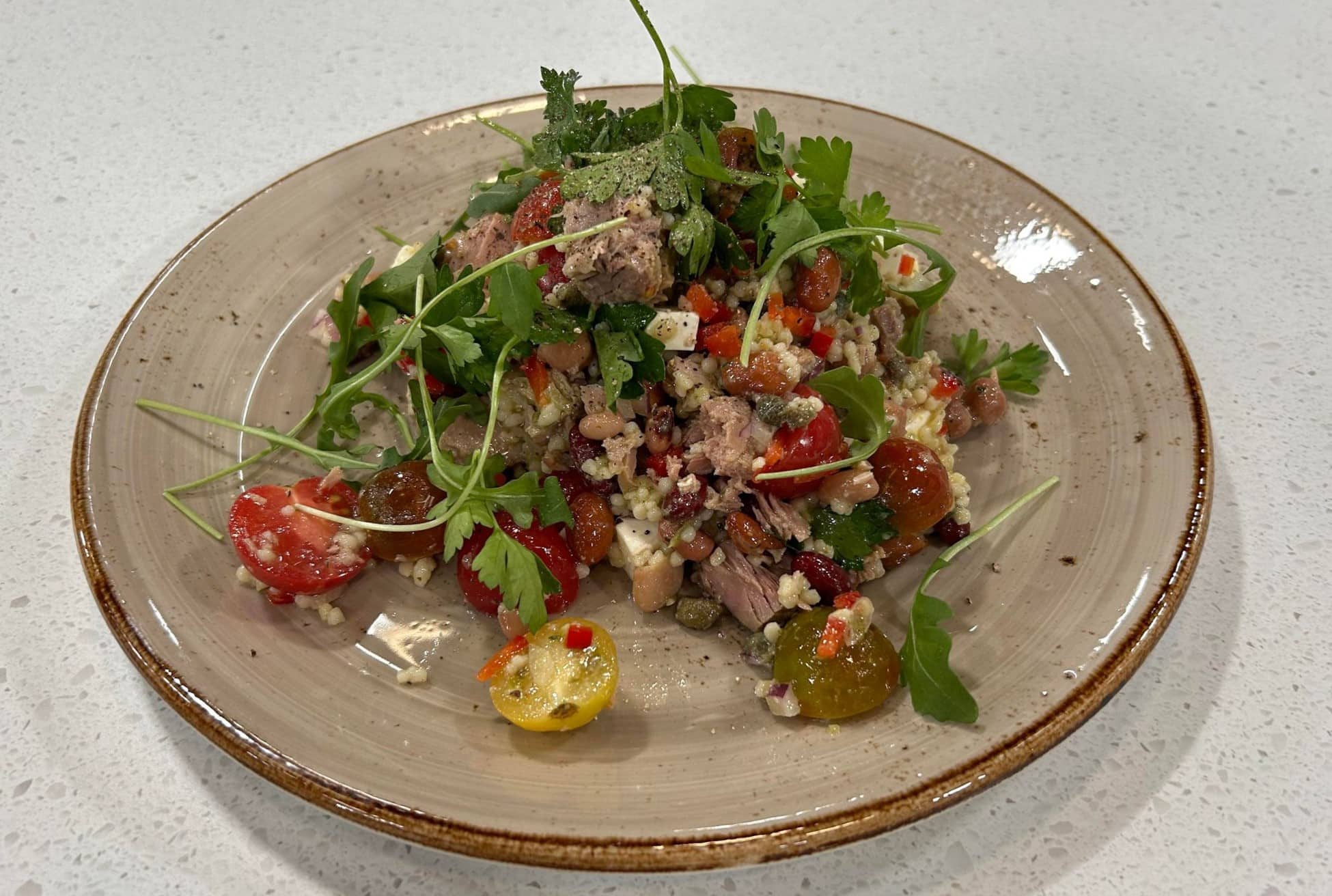 Salade de légumineuses au thon pâle 