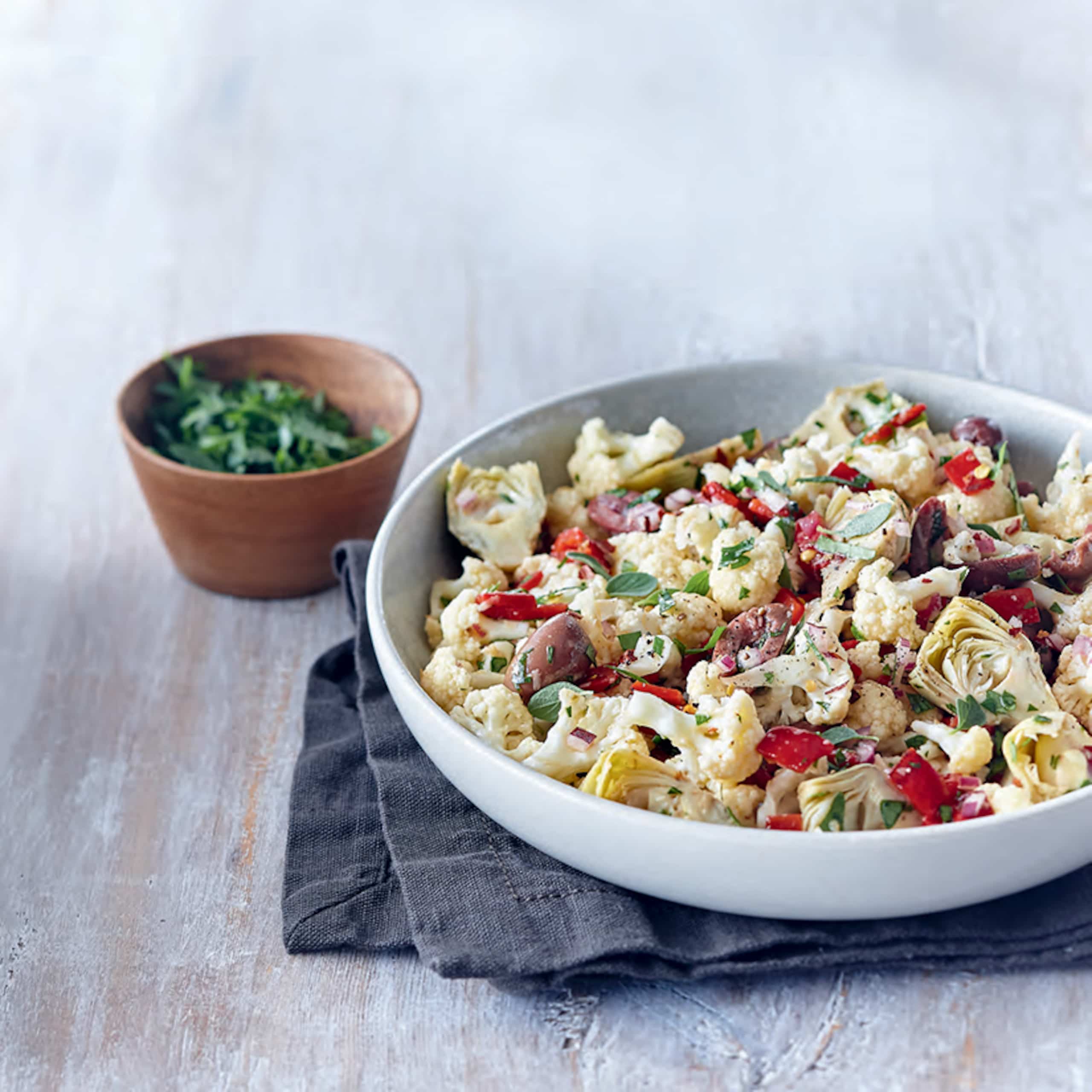 Salade de chou-fleur mariné à l'italienne-image