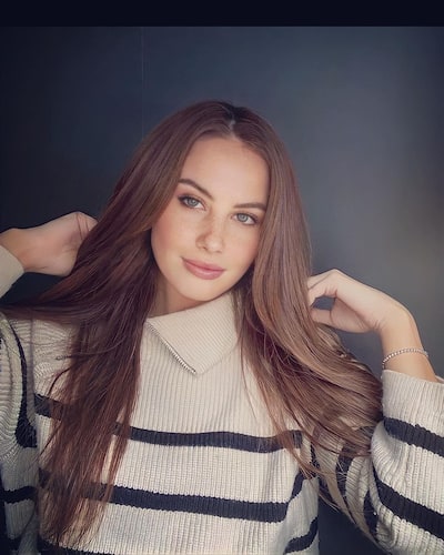 At left, the real Megan Lalonde from Drummondville. On the right, his fake identity that he used online to offer bogus lawyer services.