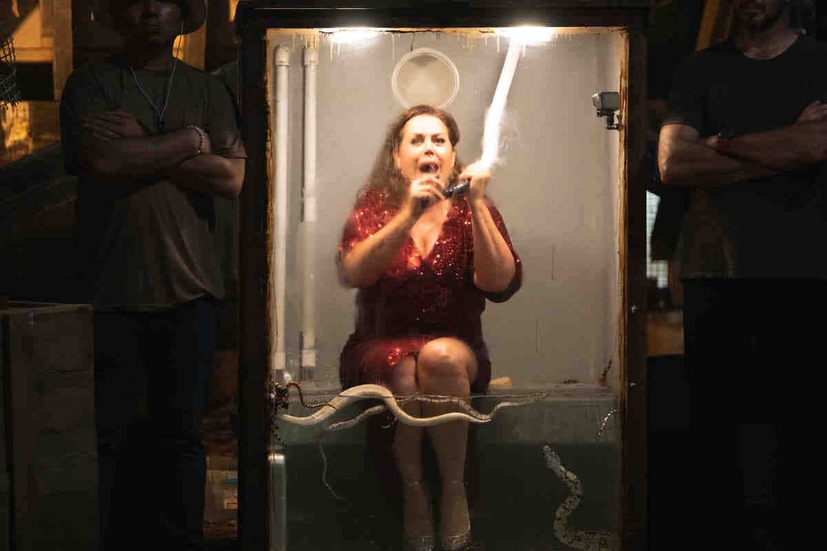 Un détail choquant sur le défi des serpents