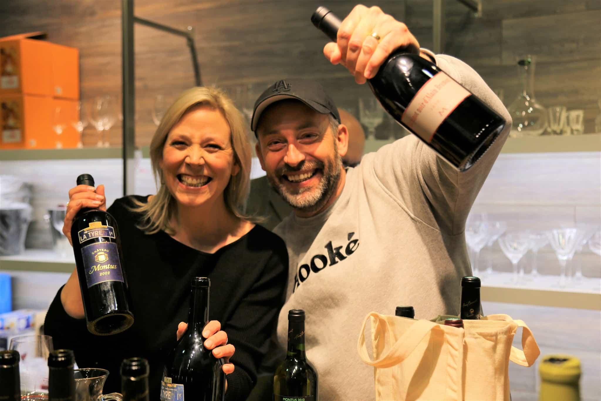 Eve-Marie et Philippe rencontrent un géant du vin