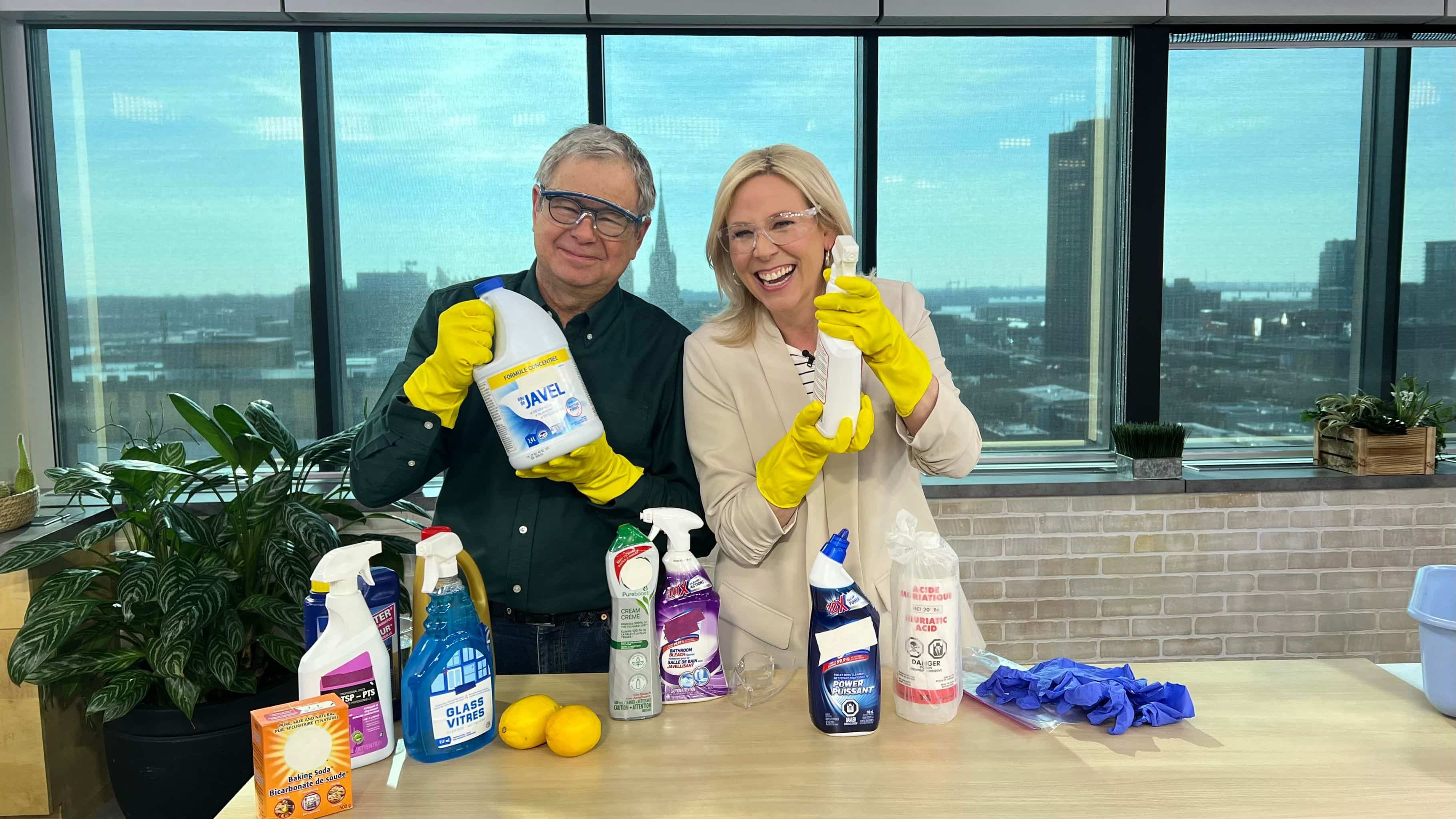 Pour un ménage du printemps sécuritaire!