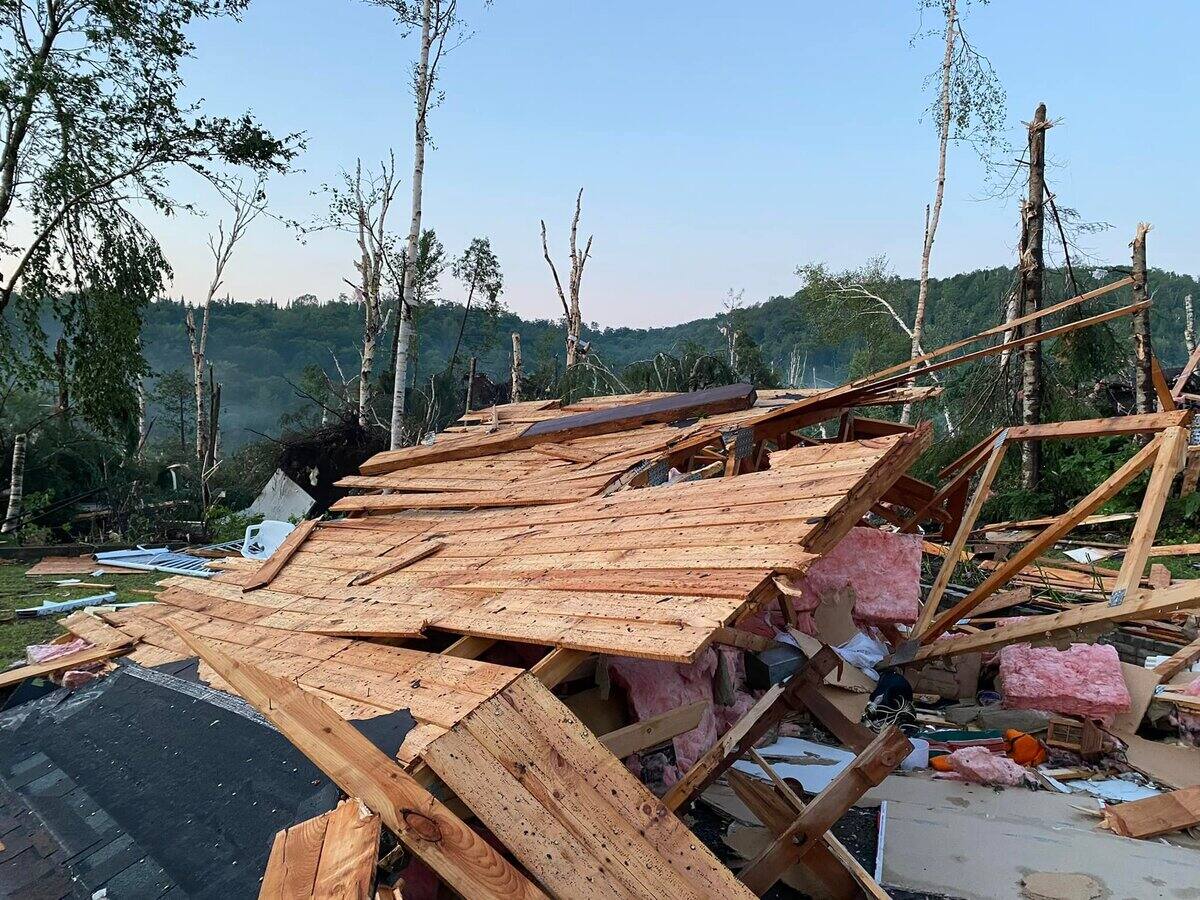 EN IMAGES Tornade à SaintAdolphed’Howard TVA Nouvelles