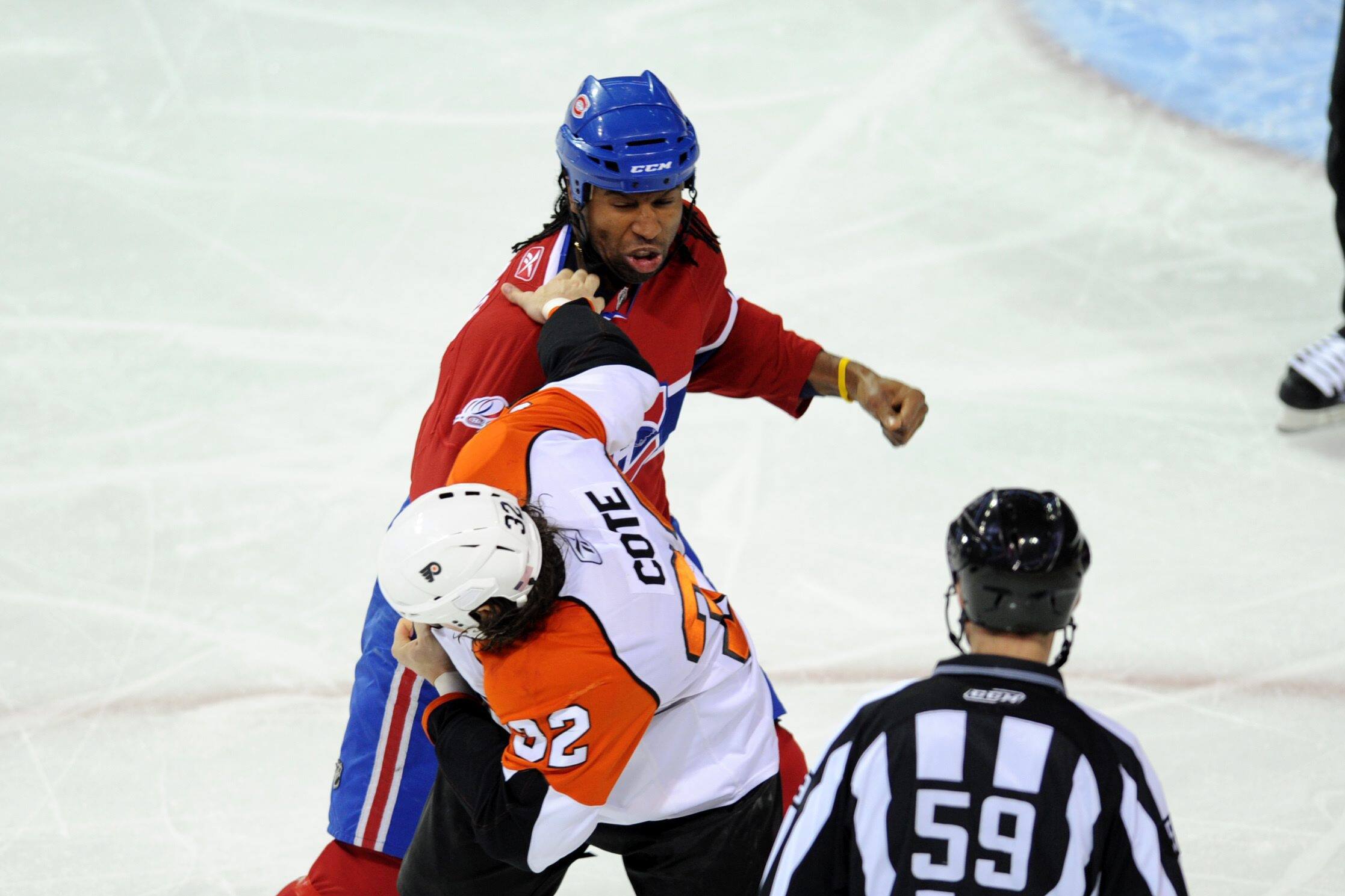 Georges Laraque: &laquo;Mes parents ne voulaient plus que je joue au hockey&raquo;