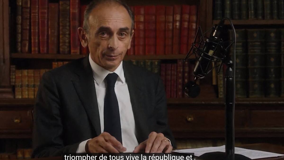 Le polémiste d'extrême droite Eric Zemmour candidat à la présidentielle française
