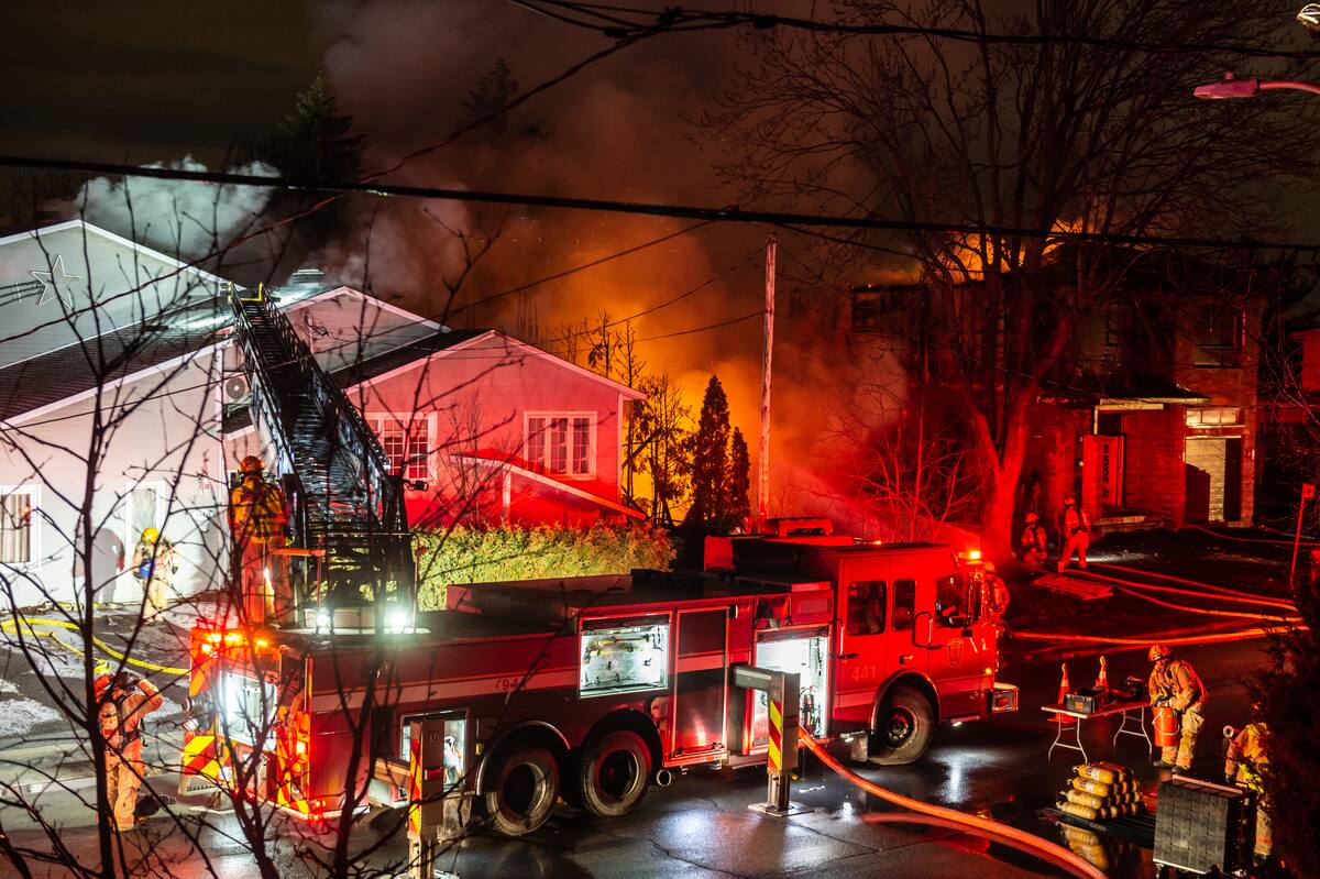 Trois maisons touch&eacute;es par un incendie