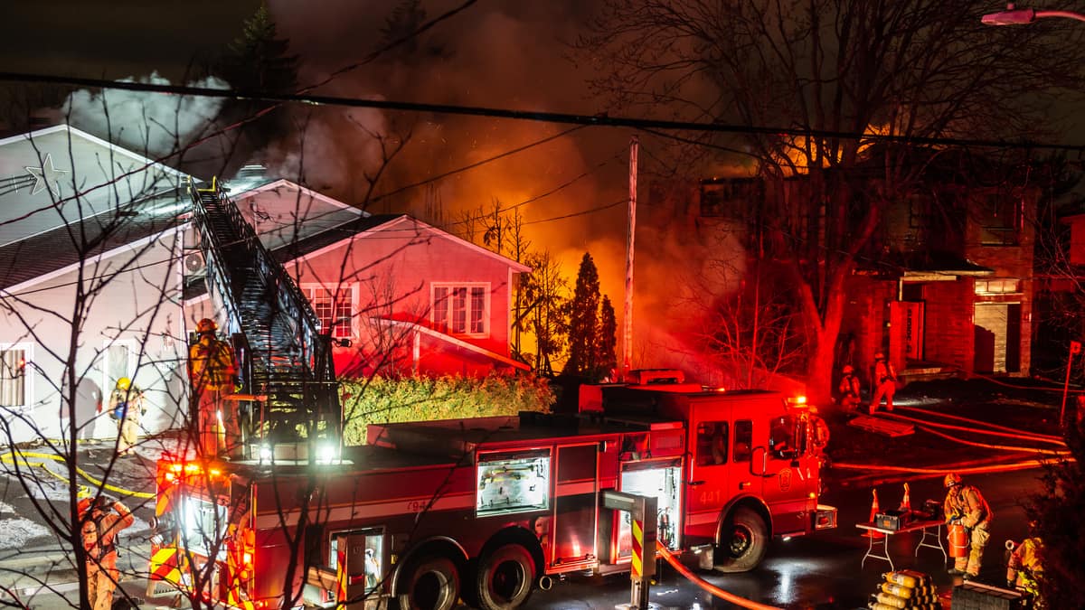 Trois maisons touchées par un incendie