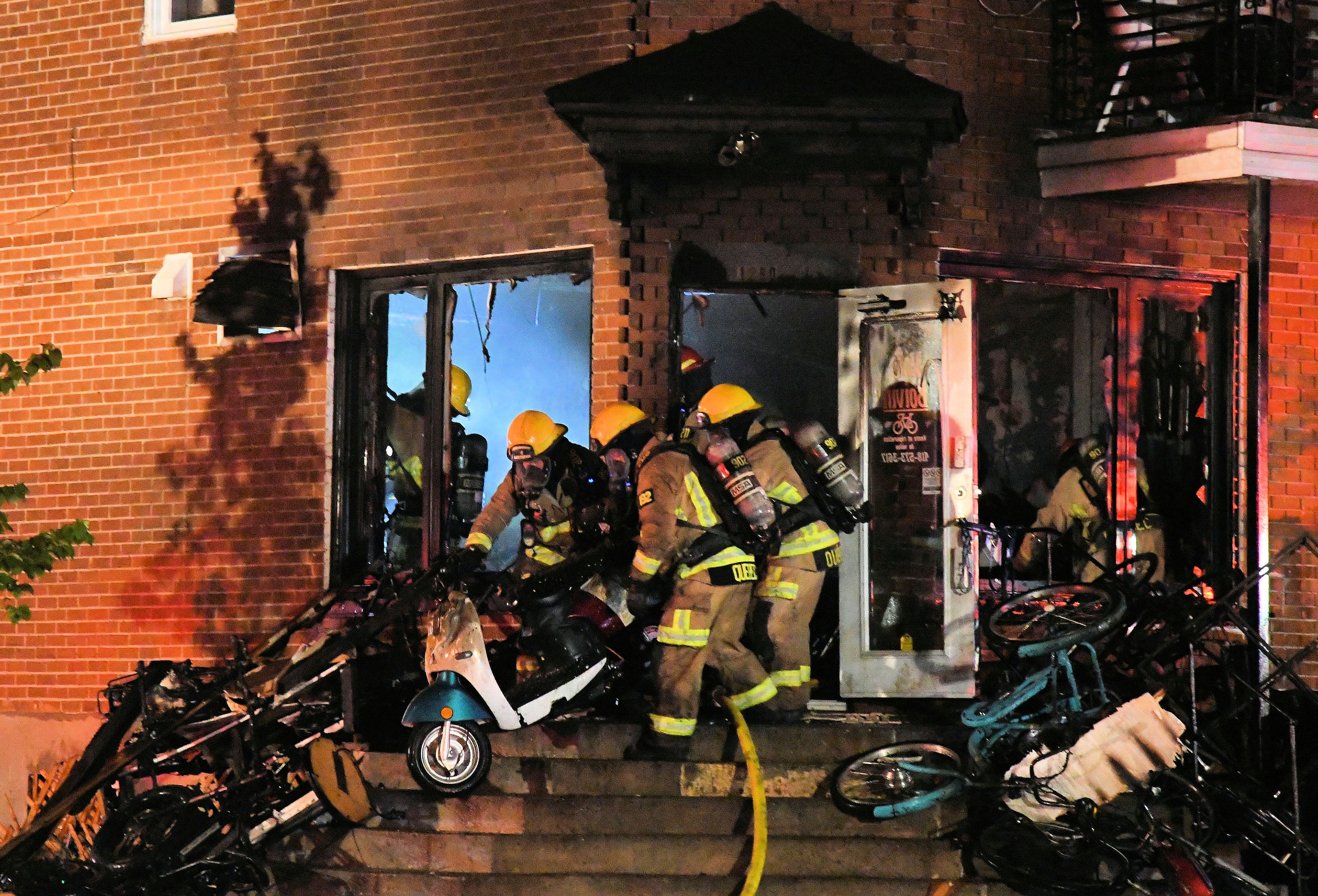 Deux importants incendies ont mobilisé les pompiers de Québec la nuit dernière