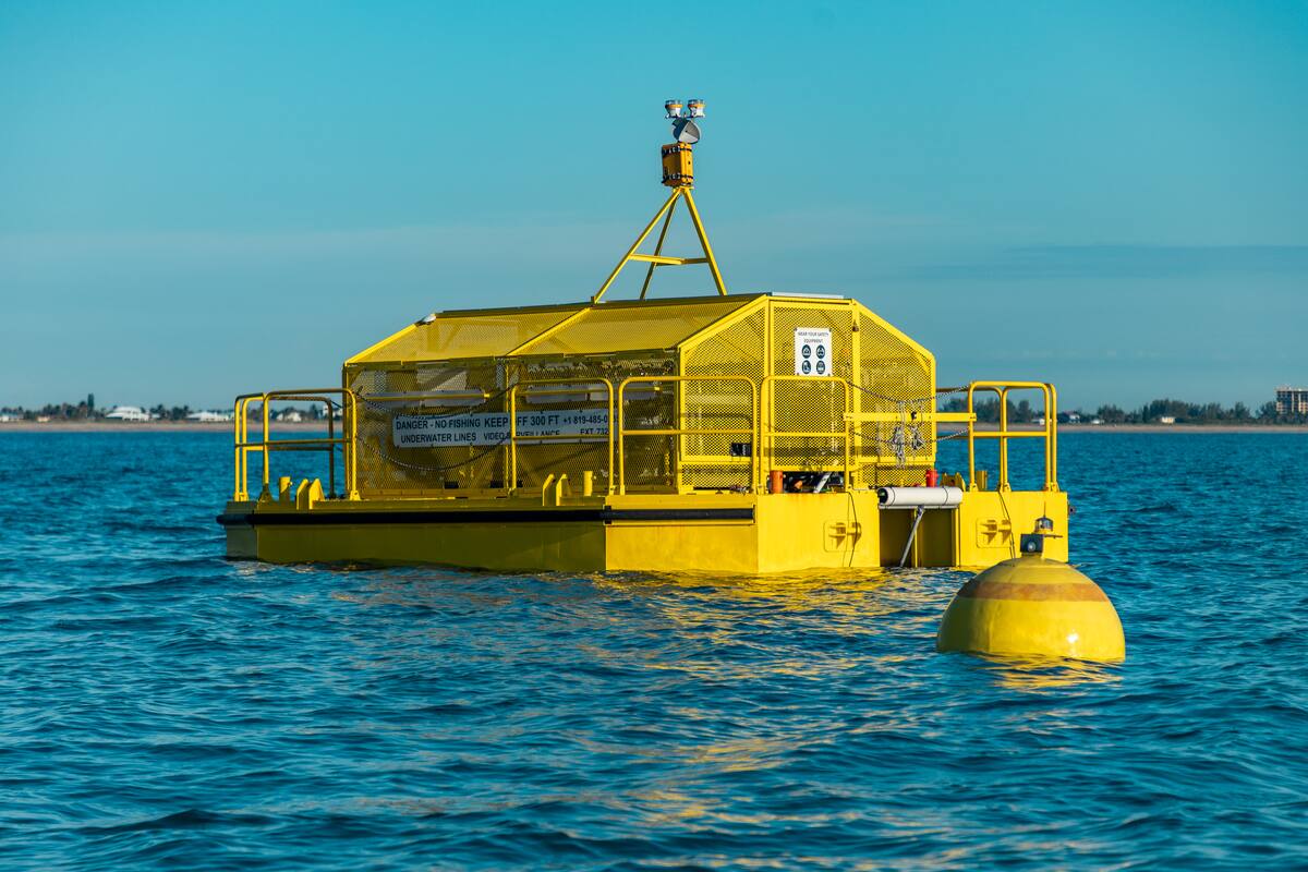 Une bou&eacute;e cr&eacute;&eacute;e &agrave; Sherbrooke transformera de l&rsquo;eau de mer en eau potable en Californie