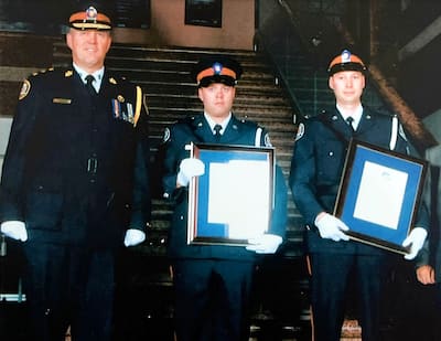 Bradley Gagnon fue policía durante 15 años.