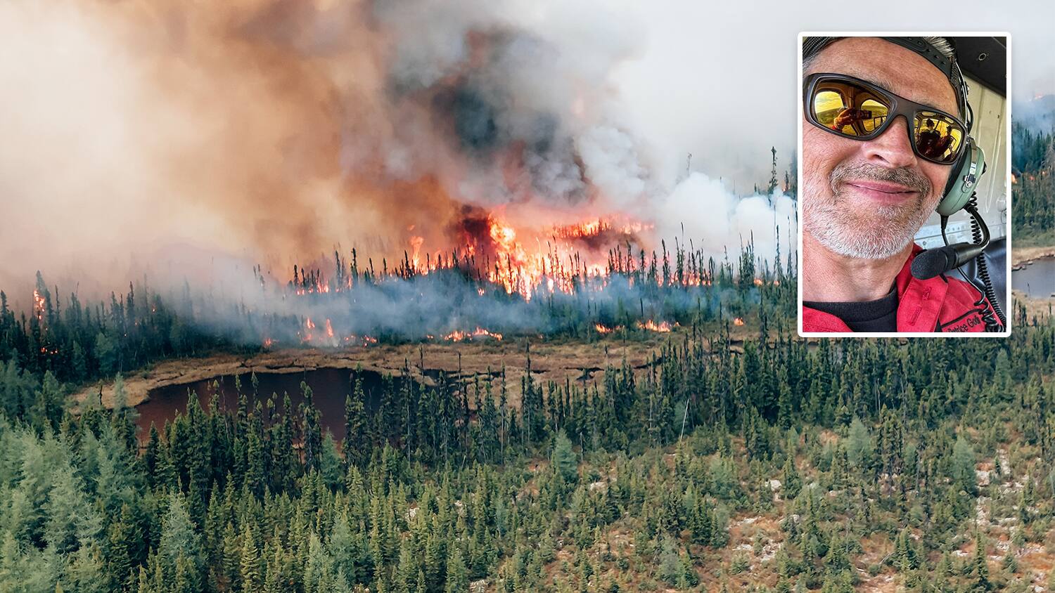 Le com&eacute;dien Patrice Godin devient pompier forestier