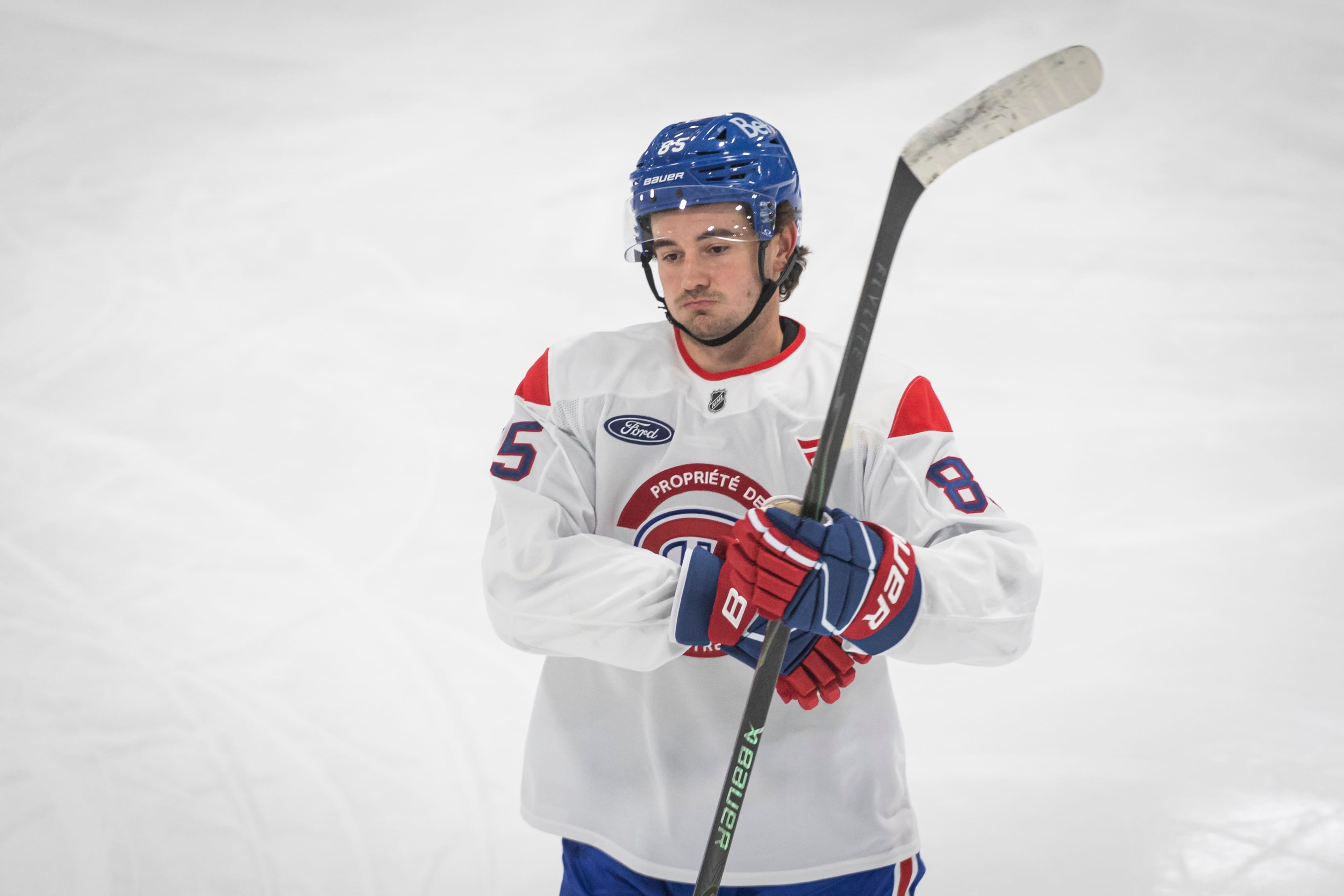 Absent la veille contre le Wild, Alexandre Texier saute sur la glace