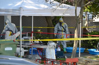 El desmantelamiento duró más de una semana debido a los productos químicos posiblemente muy tóxicos.