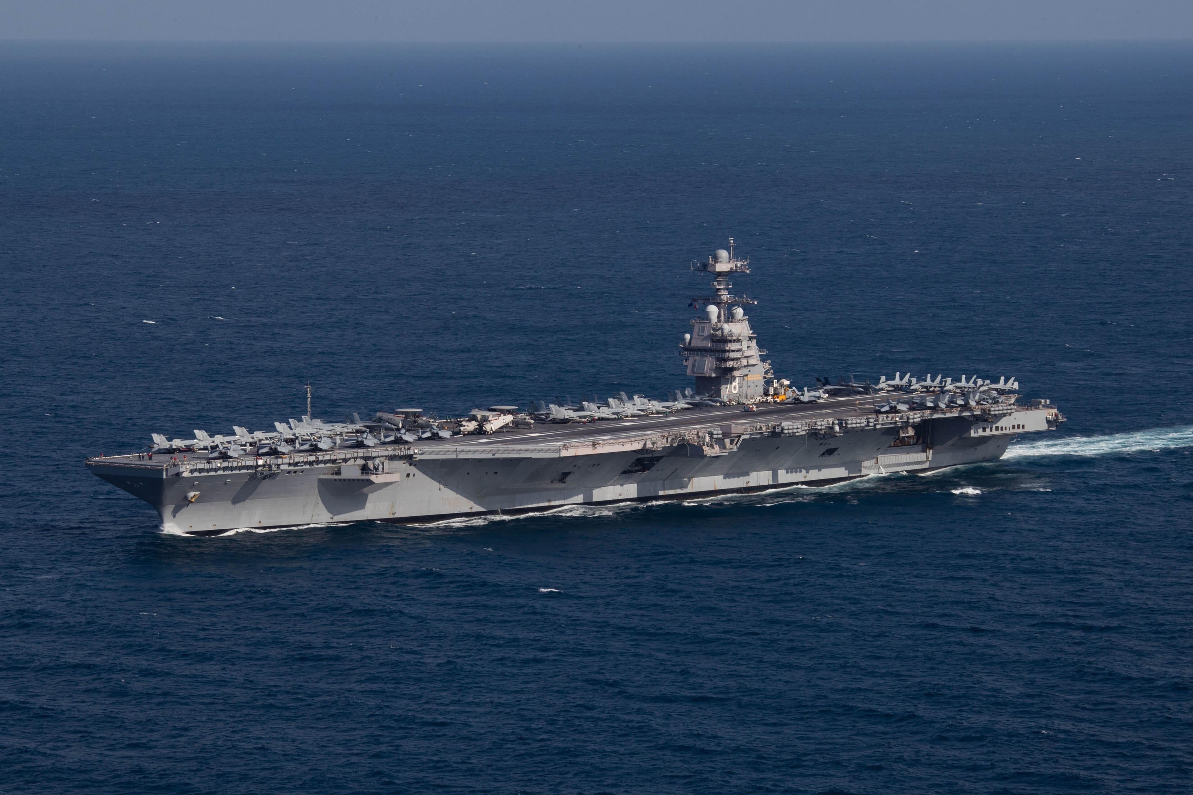 Un des trois porte-avions américains déployés au Moyen-Orient a quitté la région