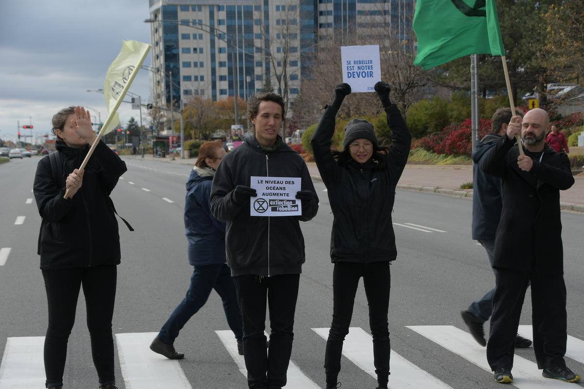 Une dernière sortie modeste pour Extinction Rebellion à ...