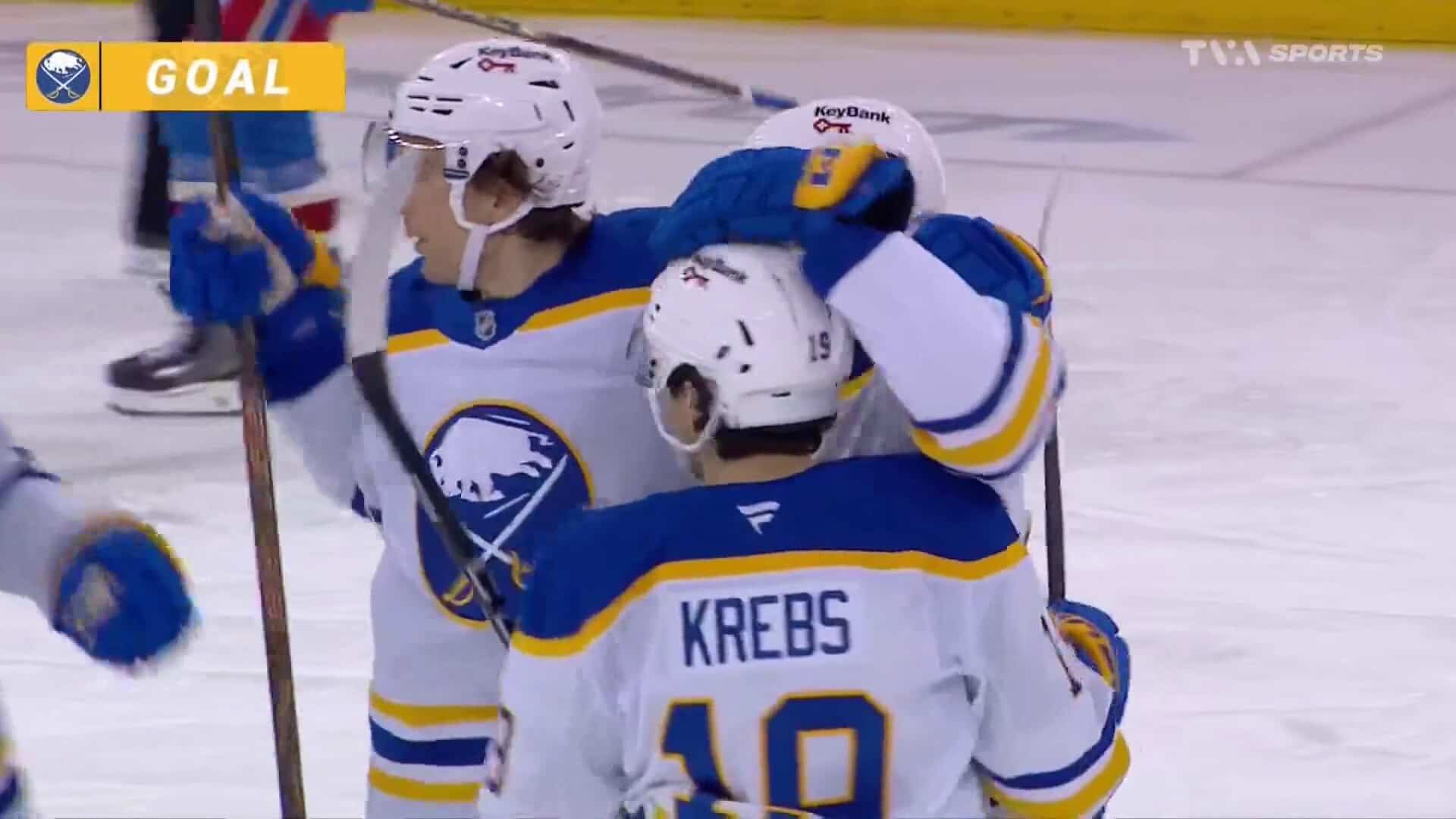 Les Sabres prennent seuls la tête de l’Atlantique