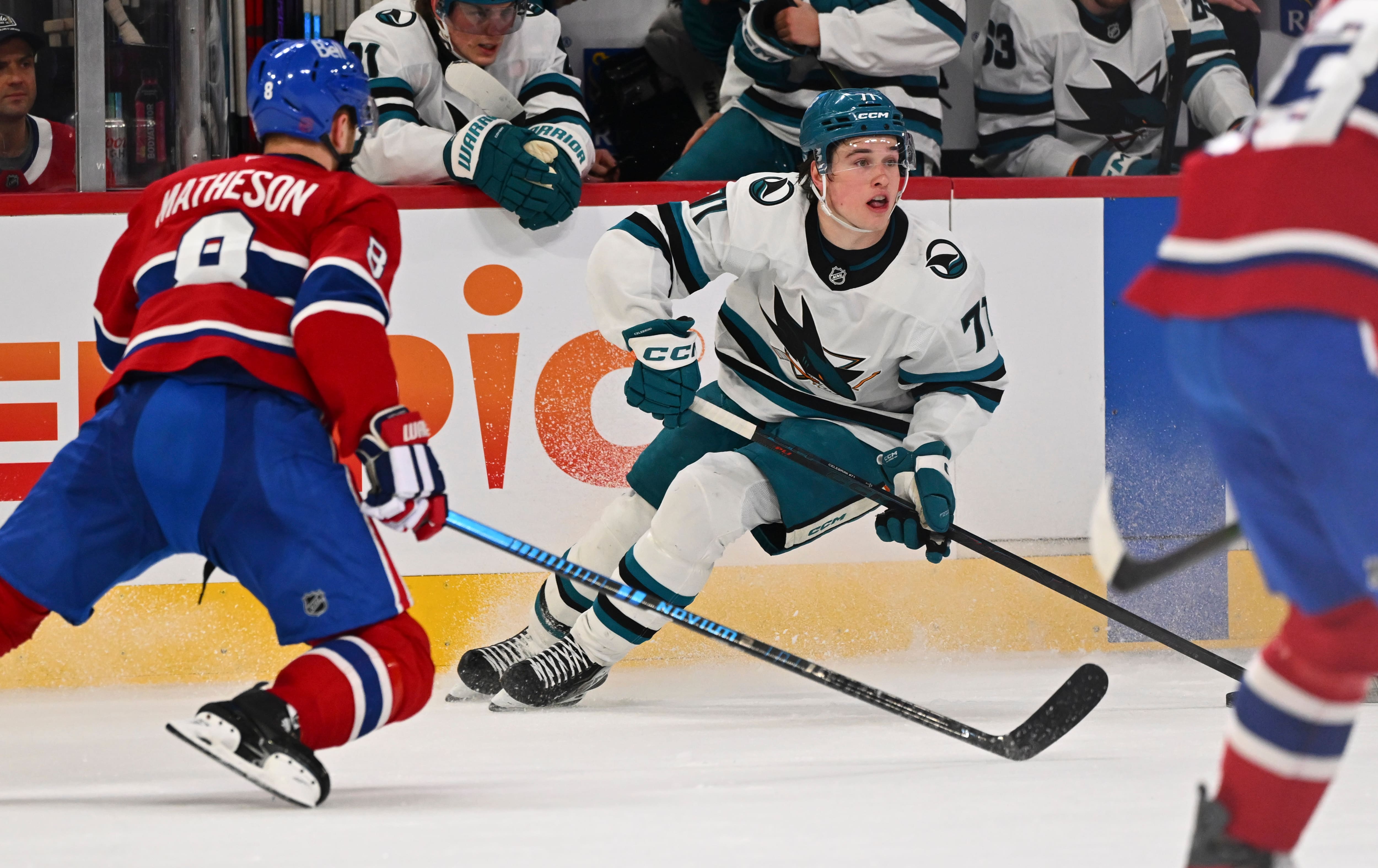 Par moment, ça allait vite contre Celebrini
