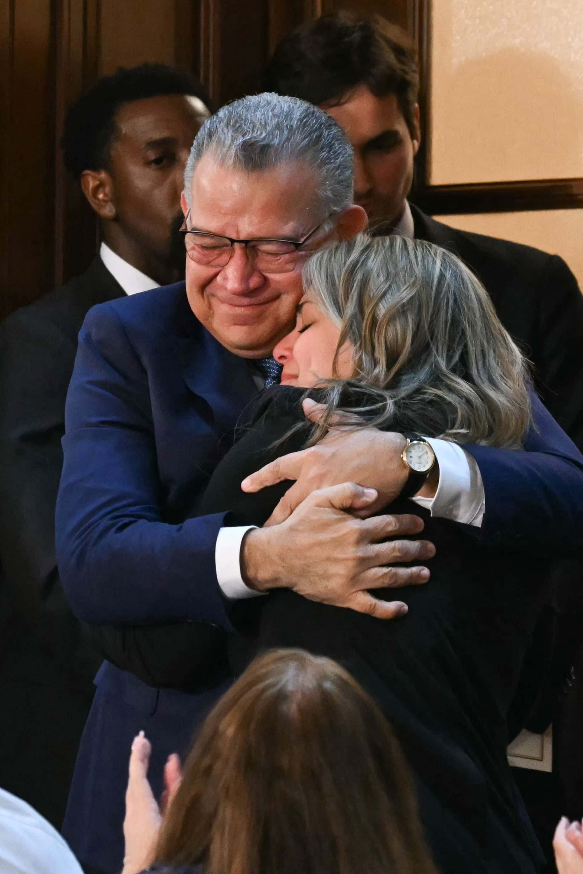 Un ancien candidat &agrave; la pr&eacute;sidence v&eacute;n&eacute;zu&eacute;lienne r&eacute;cemment lib&eacute;r&eacute; invit&eacute; surprise de Trump