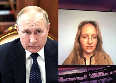 Putin y su hija Katerina Tikhonova.