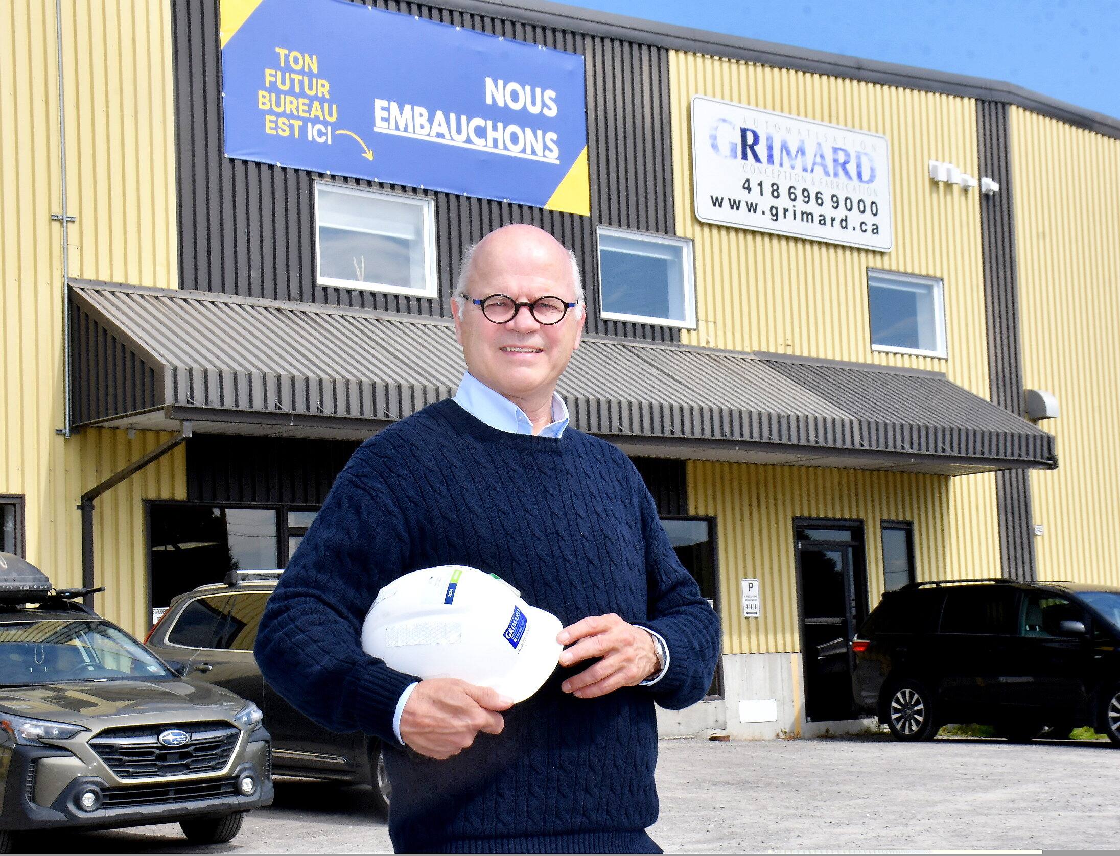 Cet entrepreneur du Saguenay veut garder le Qu&eacute;bec inc. bleu