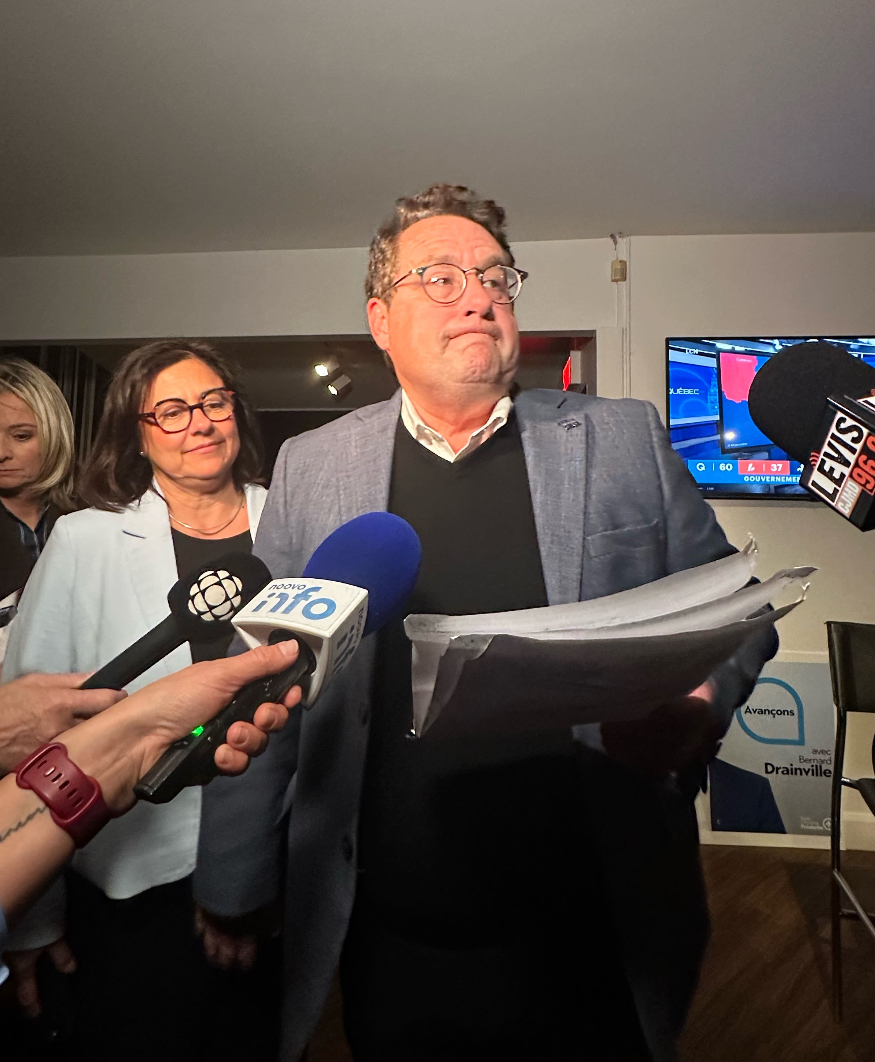 Drainville défait: l’ex-ministre vedette de la CAQ s’incline dans Lévis