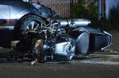Montréal: un motocycliste blessé dans une collision avec un véhicule
