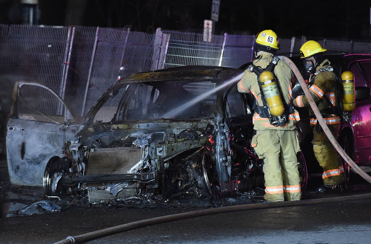 Montr&eacute;al-Nord: deux v&eacute;hicules lourdement endommag&eacute;s par un incendie criminel