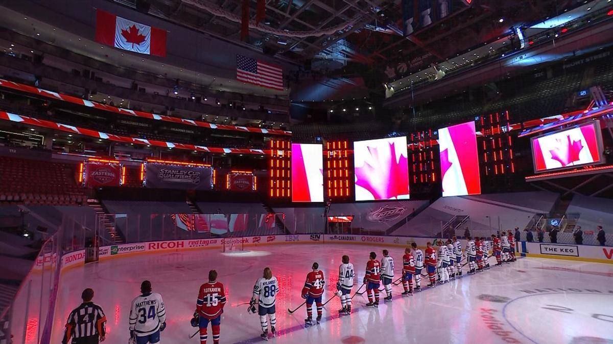 Le Ch S Incline 4 A 2 Face Aux Maple Leafs Lors D Un Match Preparatoire Jdm