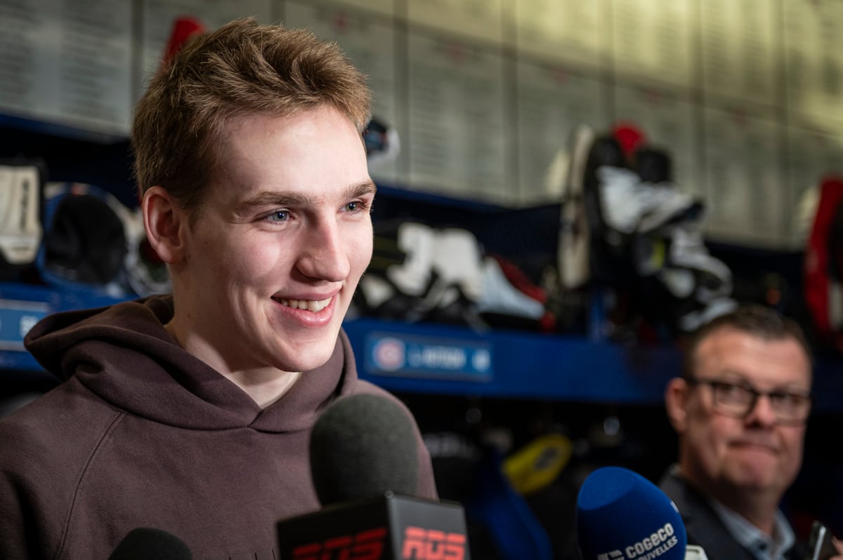 Troph&eacute;e Calder: bien qu'honor&eacute;, Lane Hutson veut juste aider le Canadien &agrave; gagner