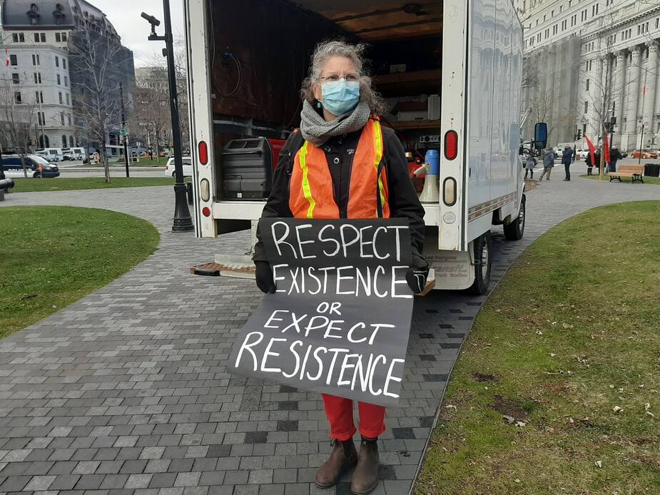 Image principale de l'article Une marche contre le plan «vert pâle» de Legault