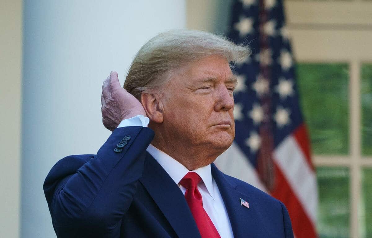 Trump a de la difficulté à se laver les cheveux