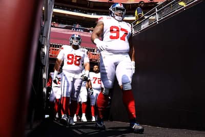 Dexter Lawrence es el jugador defensivo más dominante entre los Gigantes.