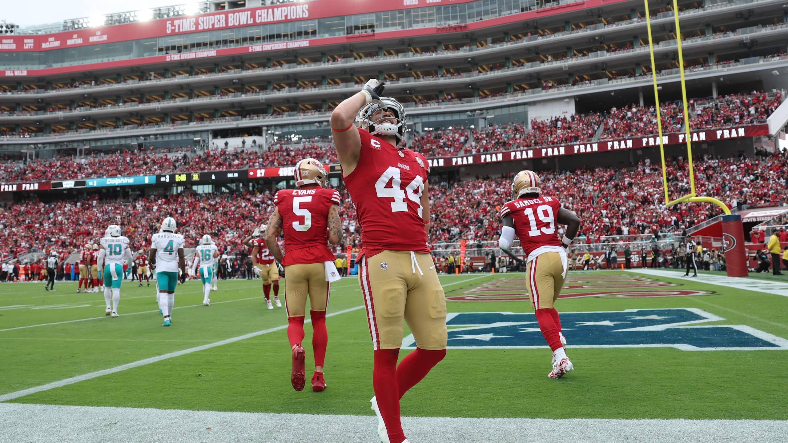Photo: tvasports.ca Kyle Juszczyk fined by NFL for beer celebration as Jason Kelce blasts penalty